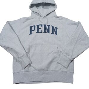Champion Vintage Reverse Weave Pennsylvania College Hoodie Sweatshirt Medium‎